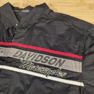 Harley-Davidson/ Mechanic Style shirt/ Black and Red/ Size 2XL